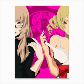 Two Anime Girls 1 Canvas Print