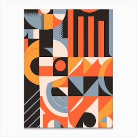 Abstract Geometric Pattern 4 Canvas Print