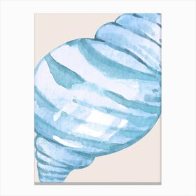 Watercolor Sea Shell Canvas Print