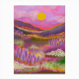 Flower Meadow Canvas Print