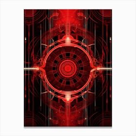 Kinetic Abstract Geometric 9 Canvas Print