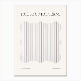 Stripes Pattern Poster 27 Canvas Print