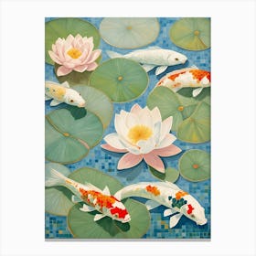 Koi Pond Canvas Print