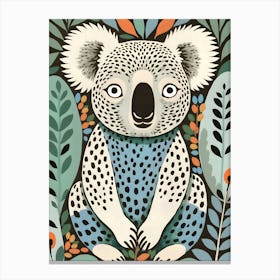 Spotted Koala in The Gumleaf Grove Canvas Print
