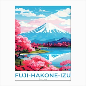 Japan Fuji Hakone Izu National Park Travel Canvas Print