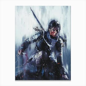 Rise Of The Tomb Raider Cold Darkness Awakened Canvas Print