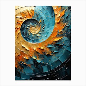 Abstract By Person Canvas Print