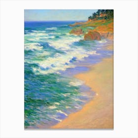 Laguna Beach California Monet Style Canvas Print