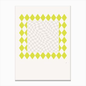 Pattern Clash Poster 5 Canvas Print