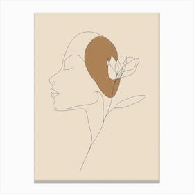 Portrait Of A Woman 4 Canvas Print