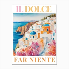 La Dolce Vita 2 Canvas Print