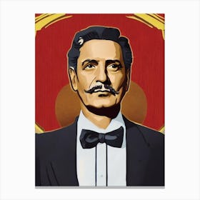 Ronald Colman Illustration Movies Canvas Print