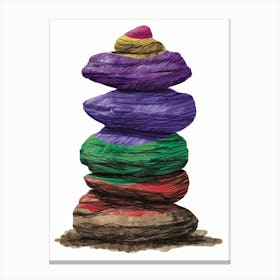 Rainbow Rocks Canvas Print