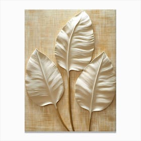 Three Leaves Canvas Print