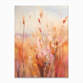 Fall Flower Painting Fountain Grass 2 Canvas Print