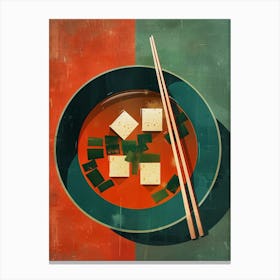 Miso Soup Mid Century Modern 2 Canvas Print
