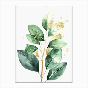 Green Leaves Canvas Print Canvas Print