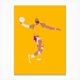 Basketball Dunk Canvas Print