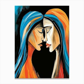 Two Women In Love 7 Canvas Print