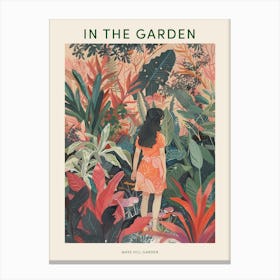 In The Garden Poster Wave Hill Garden Usa 2 Canvas Print