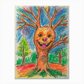 Happy Tree Canvas Print