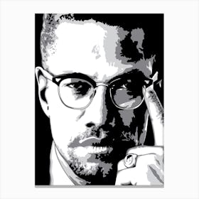 Malcolm X Canvas Print