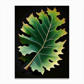 Oak Leaf Vibrant Inspired 2 Canvas Print
