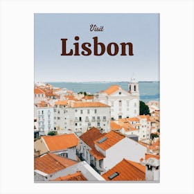 Visit Lisbon Canvas Print
