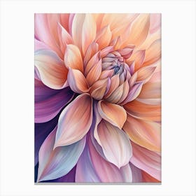 Dahlia Flower 7 Canvas Print