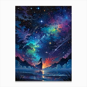 Starry Night Sky 19 Canvas Print