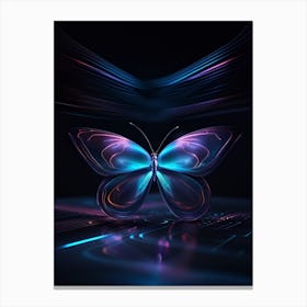 Butterfly Hd Wallpaper Canvas Print