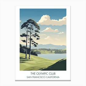 The Olympic Club (Lake Course)   San Francisco California 1 Canvas Print