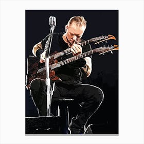 James Hetfield Metallichead band music 19 Canvas Print