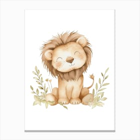 Lion Nursery Canvas Print