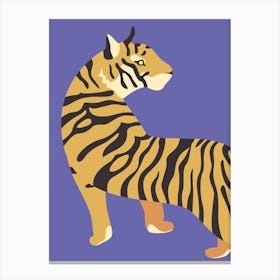 Vibrant Tiger Canvas Print