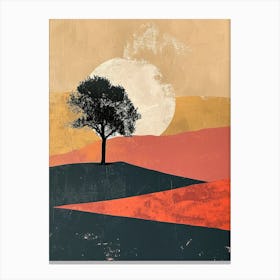 Sunset Ii Minimalism Canvas Print