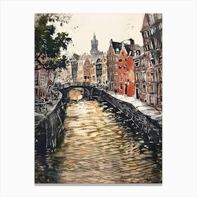 Amsterdam Canal 1 Canvas Print