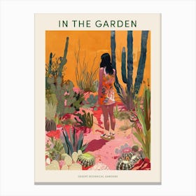 In The Garden Poster Desert Botanical Gardens Usa 2 Canvas Print