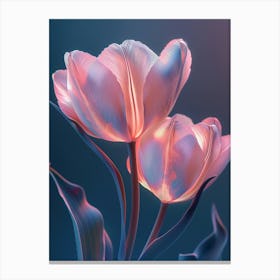 Pink Tulips Canvas Print