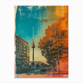 Berlin Polaroid Inspired 2 Canvas Print