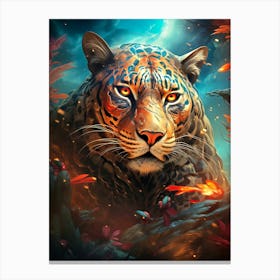 King of Cleopard Canvas Print