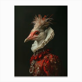 Renaissance Bird 2 Portrait Canvas Print