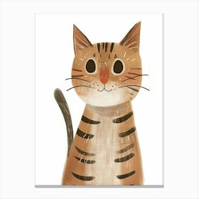 Bengal Cat Clipart Illustration 3 Canvas Print