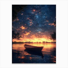 Starry Night Sky 10 Canvas Print