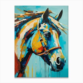 Horse Painting Canvas Print