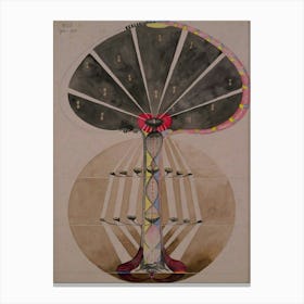 Hilma af Klint - The Tree Of Knowledge No .3 Canvas Print