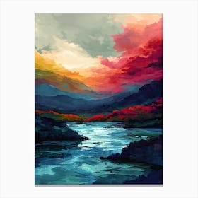 Pixelated Ponds | Pixel Art Series Canvas Print