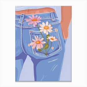 Springtime Jeans Canvas Print