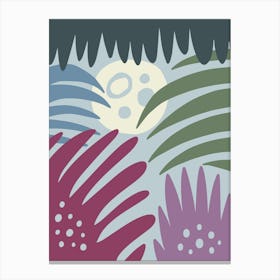 Tropical Moon Canvas Print