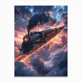 Train In The Sky 11 Canvas Print